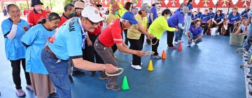 吉安10個文健站350位長者齊聚那荳蘭  展現樂齡活力與學習成果 鄉長游淑貞：促進長輩健康樂活與社會參與